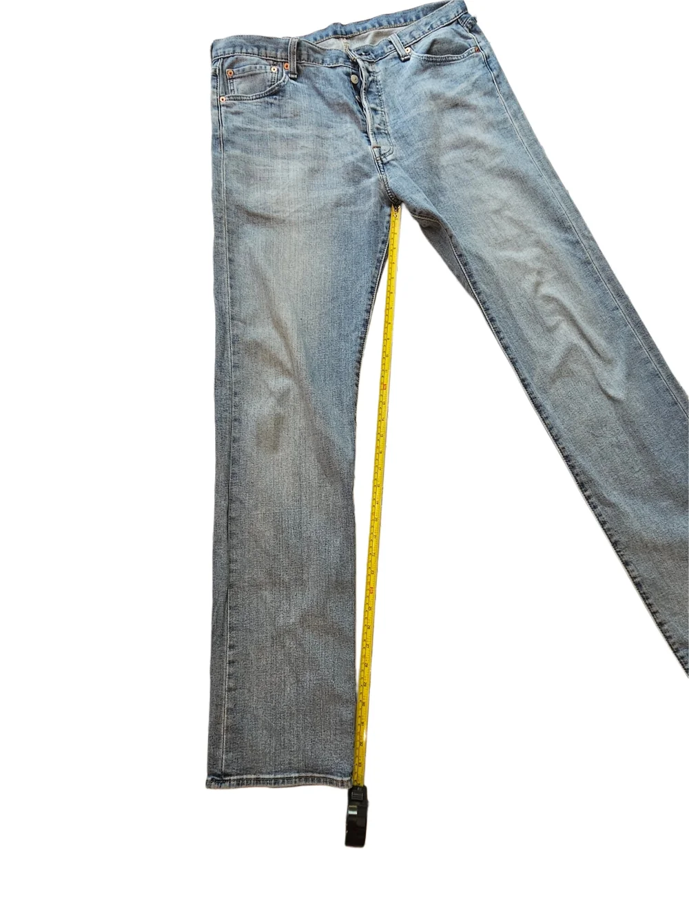 Levi's 501 Original Straight Leg Light Wash Jeans 36x36
